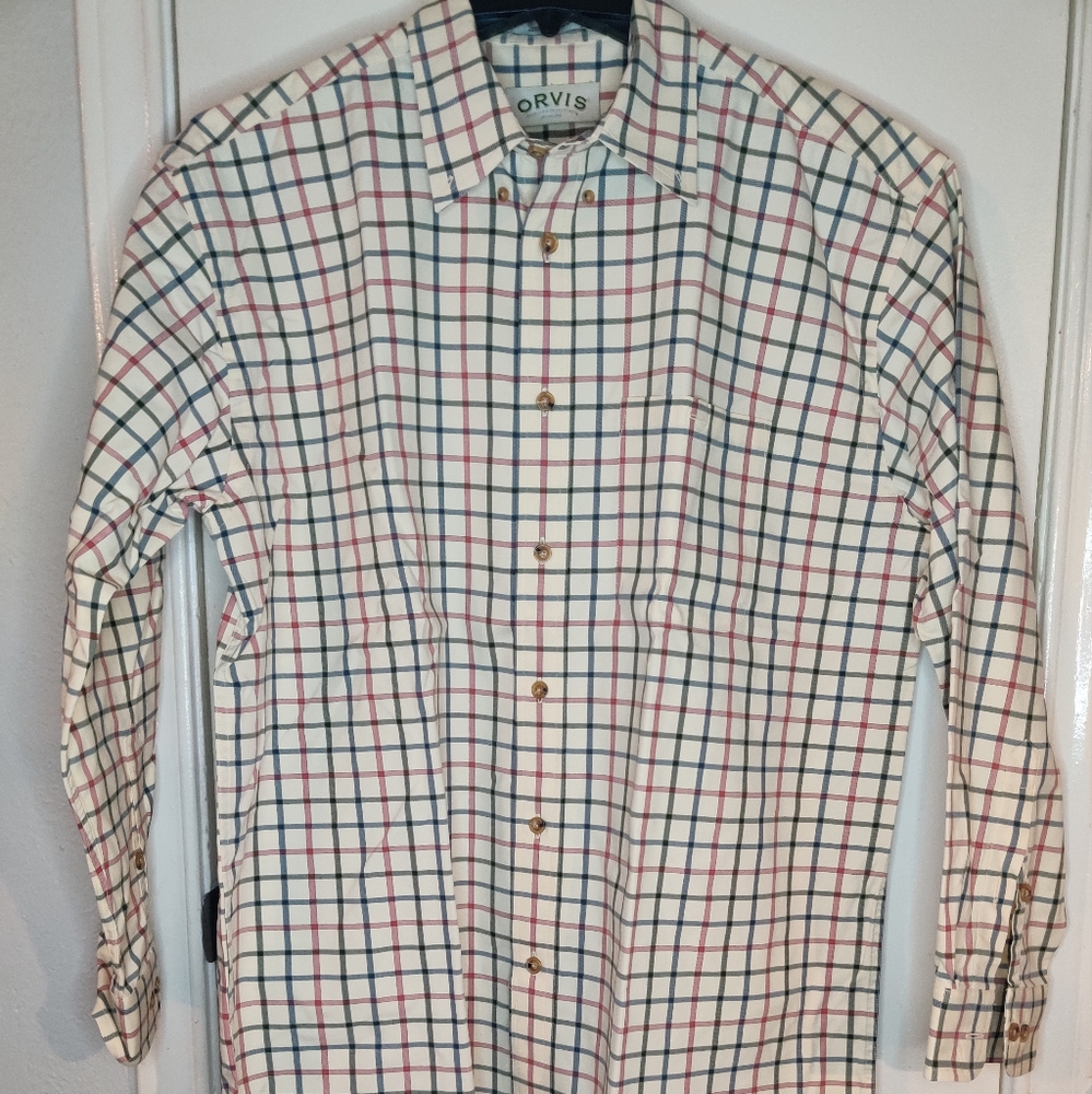 Orvis button down shirt 100% cotton